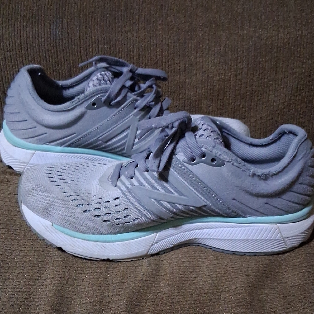 New Balance Gray and White Women's Athletic Shoes